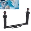 Dual Handle Aluminium Tray Stabilizer Rig Diving Underwater Camera Housings