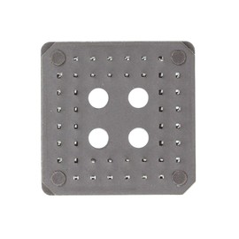 HUABAN PLCC44 44 Pin IC Socket Adaptor Through Hole Mounting DIP-PLCC Converter Pack of 5