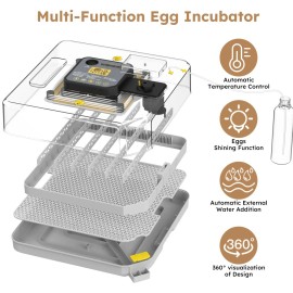 Unbranded 48Egg Incubator for Hatching Chicken DuckQuail&Parr