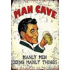 Ontrada Tin Sign 20 x 30 cm Curved Man Cave