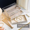 YUFONG Necklace Holder Organizer, Dustproof Necklace Box Velvet Necklace Organizer