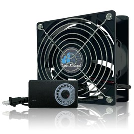 Ventilador axial Easy Cloud de 120 x 38 mm, 120 V, 220 V, 110 V, con driver de velocidad variable, ventilador de computadora con enchufe de CA, ventilador de caja de 120 mm para refrigerador de PC,