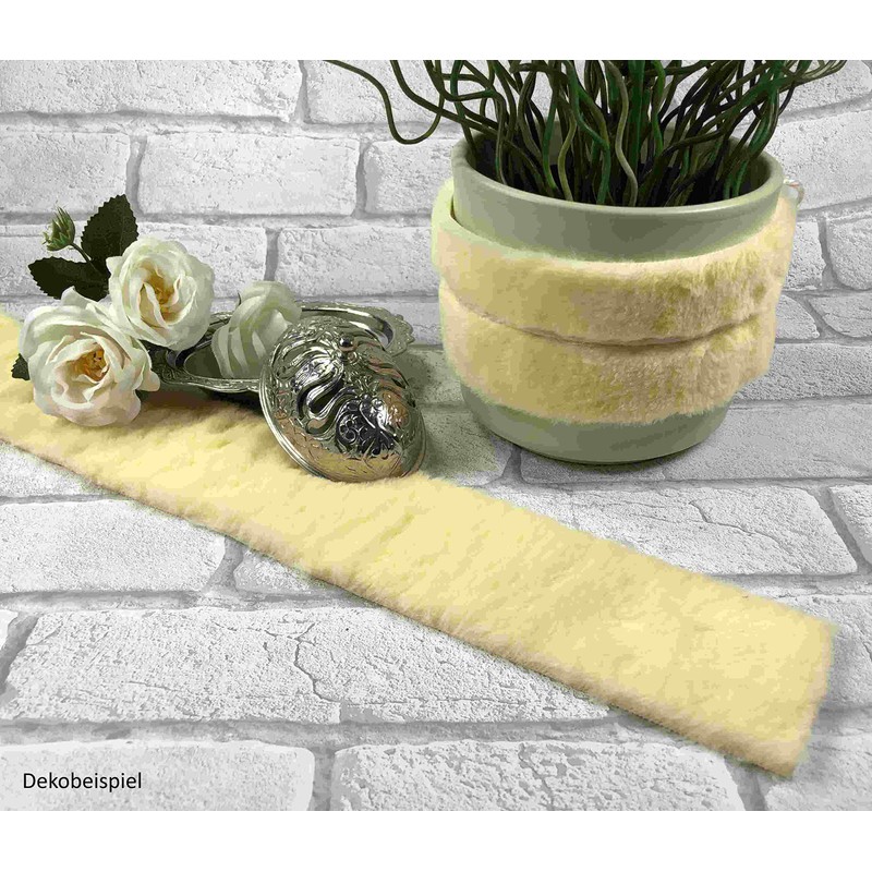 Fur Ribbon Faux Fur Table Runner Decorative Ribbon Fur for