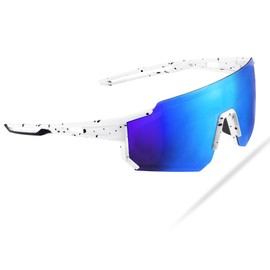 suoso Sport Sunglasses Men Cycling Running Glasses Outdoor UV Protection,Turquoise Blue