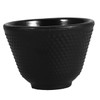 DECHOUS Cast Iron Tea Cup Coffee Cup Black Cast Iron
