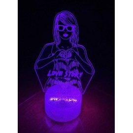 LOT OF 3 TAYLOR SWIFT NEON 3D LIGHTS LAMP ERAS TOUR COLLECTION POSTER BOARD