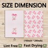 Hxlac Pink Coquette Kitchen Towels Set of 2, Pink Preppy