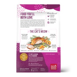 The Honest Kitchen Whole Food Clusters Grain Free Chicken & Fish Dry Cat Food, 4 lb Bag