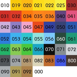 DIN A4 Sheet 30 x 21 cm 621/631 Plotter Film Vinyl Car Film (050 Dark Blue, Set of 10 621 Glossy)