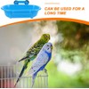 Plastic Parrot Bath Box, Bird Cage Accessory Bathing Tub Bath