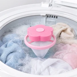 Laundry Ball Filter Net Bag for Clothes Washing - Ultra-Fine Pet Hair and Lint Remover for Small Portable Washing Machines