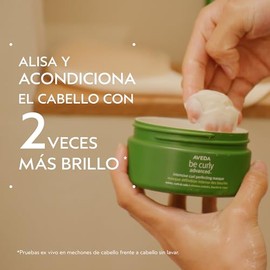 Aveda Be Curly Advanced Intensive Curl Perfecting Mascarilla acondicionador | Suaviza, acondiciona en profundidad y aporta brillo a rizos y ondas, Aro
