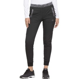 Dickies Dynamix Women Scrubs Pant Natural Rise Tapered Leg Jogger DK185, M, Black