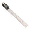 Digital Angle Ruler 200mm 0 to 360 Degree Stainless Steel
