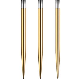 Mission Darts Glide Steel Tip Dart Points | Smooth Plain Spare Points, 38mm, Gold (#_1xX2441)