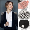 WEBEEDY 2 PCS Metal Tassel Epaulets Rivet Tassel Link Chain