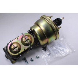 Rodspeedracing 7" Zinc Dual Power Brake Booster W/ 1" Bore Bail Top Master Cylinder Street Road