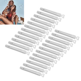 TOPINCN Mini Bubble Wands Tubes Wedding Bubbles Bottles Sin Bubble Liquid Kids Party Bag Fillers, 24Pcs Tubos de Burbujas Vacíos para Bolsas de Fiesta de Cumpleaños
