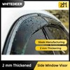 WhiteDeer ZH Durable Window Deflectors Rain Guards for Lexus GX-460