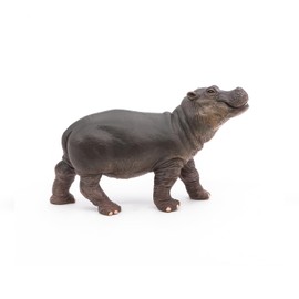 Papo -Hand-Painted - Figurine -Wild Animal Kingdom - Hippopotamus Calf -50052 -Collectible - for Children - Suitable for Boys and Girls- from 3 Years Old