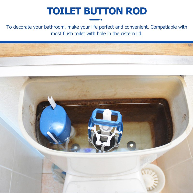 DEARMAMY Toilet Tank Buttons Single Flush Toilet Water Tank Push