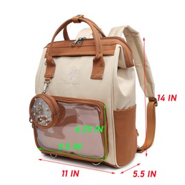 CHERRY SAUCE Ita Bag Pin Kawaii Cute Display Mommy Backpack for School Anime Cosplay with Insert