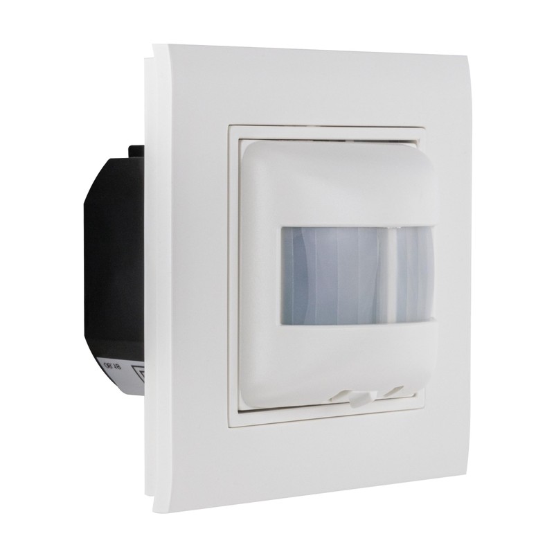 REV Technik, motion sensor, motion sensor, 120°, 8m, flush-mounted, white
