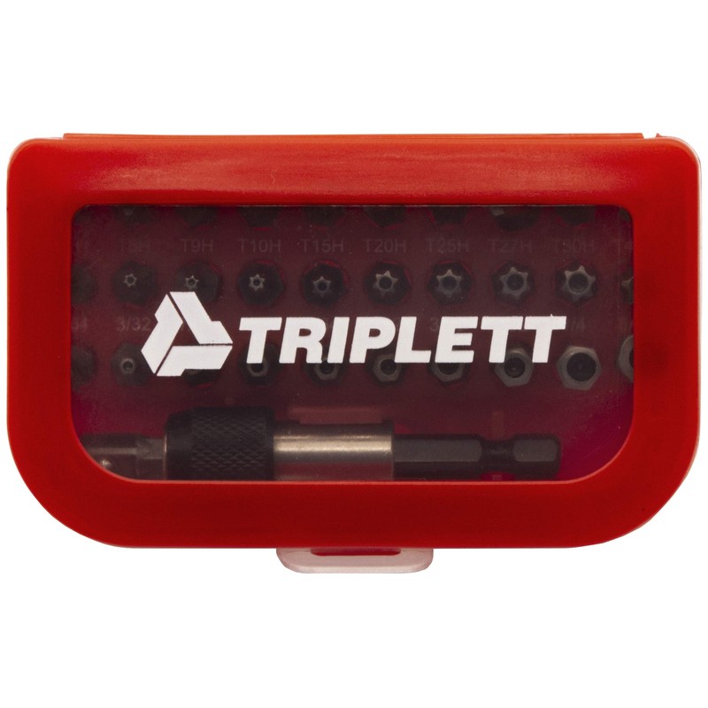 Triplett TSBK-001 Security Bit Kit 32-Piece Kit with 30 Industrial-Grade