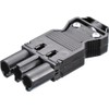 Bachmann Appliance plug GST18/3 - GST18 Black - wire connectors
