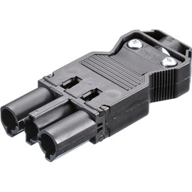 Bachmann Appliance plug GST18/3 - GST18 Black - wire connectors (Black