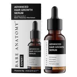 Sérum Avanzado Para El Crecimiento Del Cabello Bare Anatomy