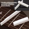 RAXLUPO 2 Piece Guitar Bridge Saddle Bone Saddle Set Guitar