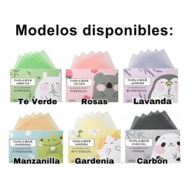 300p Papel Te Verde Absorbente Grasa Facial Elimina Brillo                                                                                            