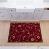 Ottomanson 3'3" x 4'7" Rugs for Living Room Floral Area