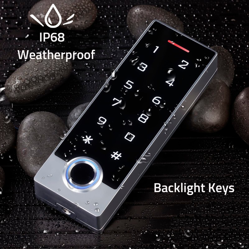 Metal Fingerprint Door Access Control Keypad System, Access Controller Stand-Alone