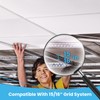 Toemics Ceiling Tile, 12 Pack Drop Ceiling 2ft x 2ft