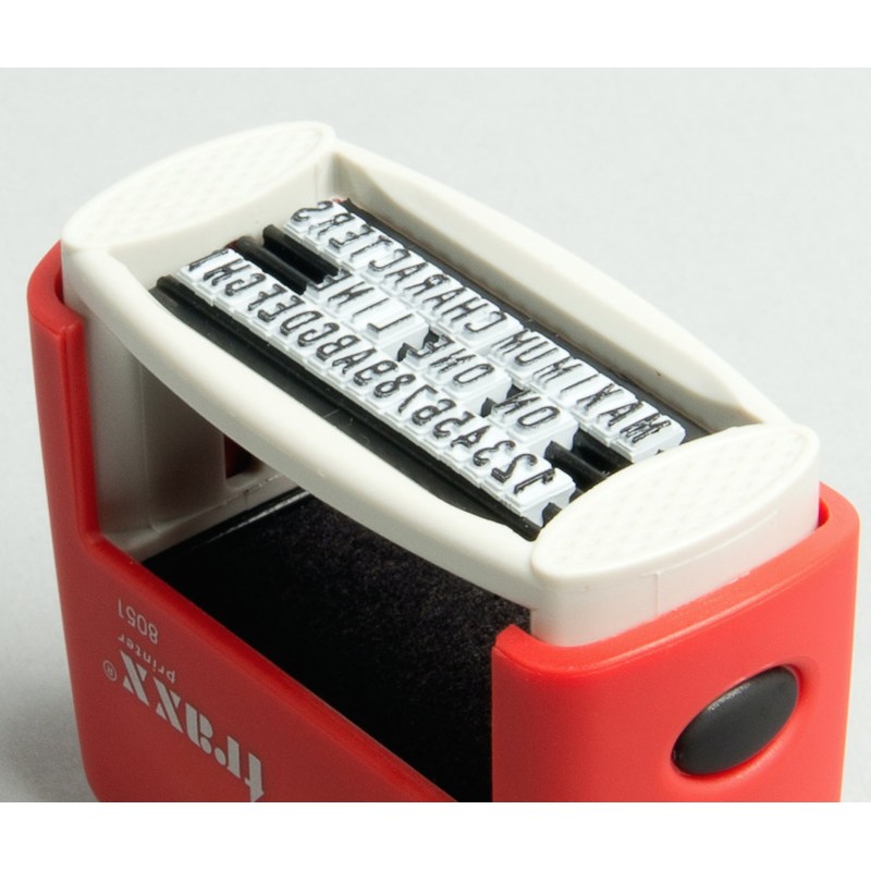 Traxx 8051 Self-Inking DIY Text Rubber Stamp kit up to