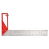 30cm Stainless Steel Right Angle Ruler 45°/90° Woodworking Try Square