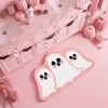 Drydiet Coquette Pink Ghost Bath Mat 16" x 24" Halloween
