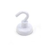 Magnet Expert® 25mm White Painted Neodymium Hook Magnet with M5