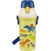 Skater Water Bottle Dinosaurus Picture 480 ml Children's Boys Antibacterial Plastic Made in Japan PSB5SANAG-A