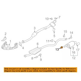 Subaru OEM 2015-2019 Subaru Exhaust Muffler Gasket Legacy Outback Ascent 44011AL000 #13