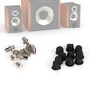 10 Pairs Snap Fastener Metal Speaker Grill Guides Speaker Fixing