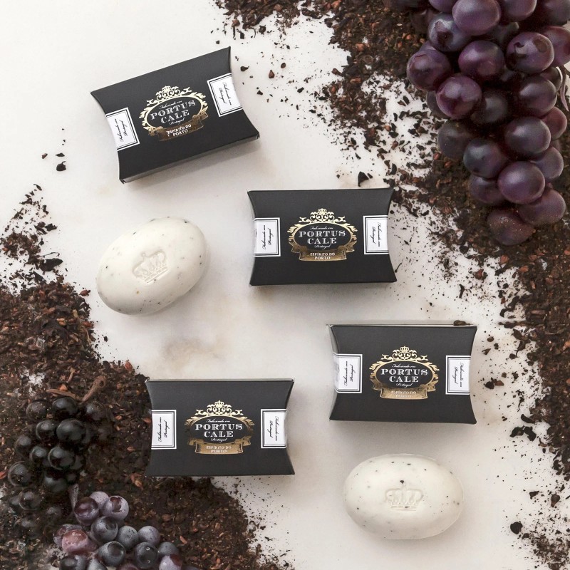 Portus Cale Ruby Red 150g Exfoliating Luxury Soap Bar Paper