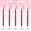 5PCS Nail Art Brushes, Double-End Nail Art Liner Brushes Dotting