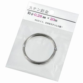 Echo Metal suten Wire about φ 0.28 mmx20 m Silver φ 1536 – 545 