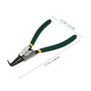 Tofficu 4pcs Heavy Duty Spring Loaded Pliers Removing Internal External