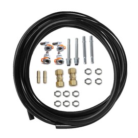 FLK-56 Automotive replacement fuel lines Repair Kit 5/16" (8mm), Nylon Fuel Line Tubing Kit, Nylon fuel line repair kit, High-Performance Tubing for Fuel System Repairs and Upgrades, 23 Pack, Black.