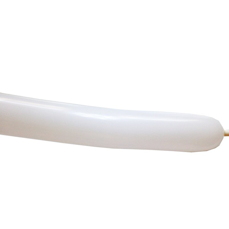 Rimobul Solid Color Twisting Balloons - Pack of 100 (White)