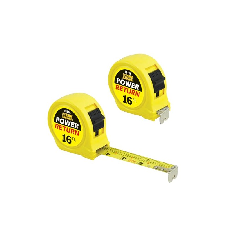 IVY Classic 13116 16' x 3/4" Power Return Measuring Tape,